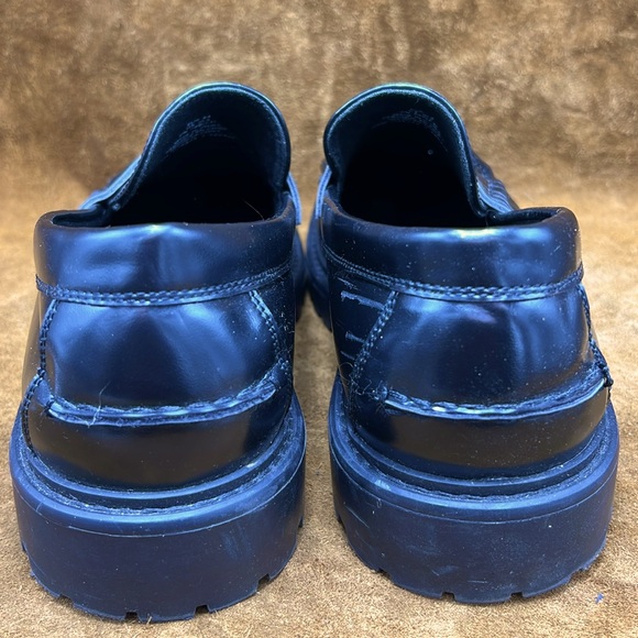 H&M Black Leather Loafers - Picture 4 of 8